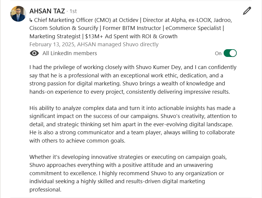 Linkedin reviews 2